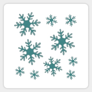 Beautiful Snowflake Winter Snow Pattern Magnet